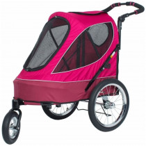 Petique All Terrain Pet Jogger Stroller for Dogs and Cats Berry - 1 count - EPP-PTQ00032 | Petique | 1991