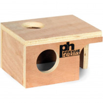 Prevue Wooden Mouse Hut for Hiding and Sleeping Small Pets - 1 count - EPP-PV01120 | Prevue Pet Products | 2148