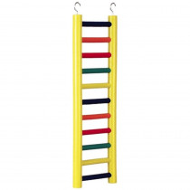 Prevue Carpenter Creations Hardwood Bird Ladder Assorted Colors - 11 Rung 18in. Long - EPP-PV01138 | Prevue Pet Products | 1908