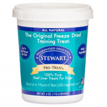 Stewart Pro-Treat 100% Pure Beef Liver for Dogs - 4 oz - EPP-R21243 | Stewart | 1996