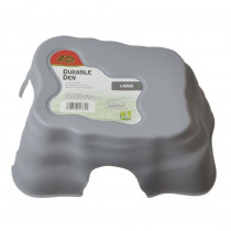 Zilla Durable Den for Reptiles - Gray - Large - (10.6L x 8.8"W x 4.25"H) - EPP-RP11664 | Zilla | 2131"