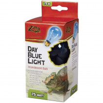 Zilla Incandescent Day Blue Light Bulb for Reptiles - 75 Watt - EPP-RP67142 | Zilla | 2020