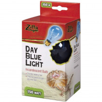 Zilla Incandescent Day Blue Light Bulb for Reptiles - 150 Watt - EPP-RP67144 | Zilla | 2020