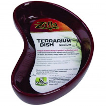 Zilla Kidney Shaped Terrarium Dish - Food or Water - Medium - 5.25 Long - (Assorted Colors) - EPP-RP68522 | Zilla | 2112"