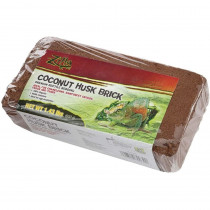 Zilla Coconut Husk Premium Reptile Bedding Brick - 1.3 lbs - Covers 55 Gallon Tank - (4L x 8"W x 2.62"H) - EPP-RP70039 | Zilla | 2111"