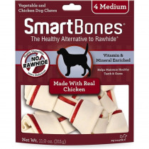 SmartBones Chicken & Vegetable Dog Chews - Medium - 5 Long - Dogs 20-40 Lbs (4 Pack) - EPP-SB00206 | Smartbones | 1996"