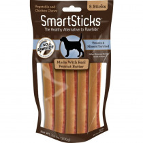 SmartBones SmartSticks - Peanut Butter Flavor - 5 Sticks - EPP-SB00236 | Smartbones | 1996