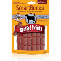 SmartBones Stuffed Twistz Vegetable and Pork Rawhide Free Dog Chew - 6 count - EPP-SB00301 | Smartbones | 1996