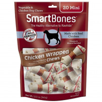 SmartBones Vegetable and Chicken Wrapped Rawhide Free Dog Bone - 20 count - EPP-SB02170 | Smartbones | 1996