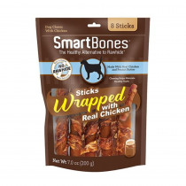 SmartBones Chicken Wrapped Peanut Butter Sicks Rawhide Free Dog Chew - 8 count - EPP-SB02957 | Smartbones | 1996