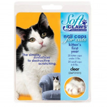 Soft Claws Nail Caps for Cats Clear - Kitten - EPP-SFC73101 | Soft Claws | 1933