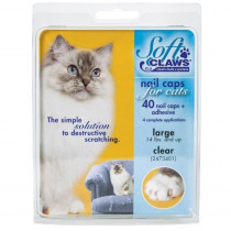 Soft Claws Nail Caps for Cats Clear - Large - EPP-SFC73401 | Soft Claws | 1933