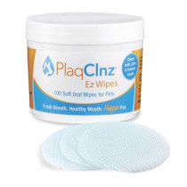 PlaqClnz EZ Oral Health Wipes for Dogs - 100 count - EPP-SFC84101 | PlaqClnz | 1961