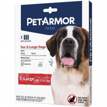 PetArmor Flea and Tick Treatment for X-Large Dogs (89-132 Pounds) - 3 count - EPP-SG01288 | PetArmor | 1964