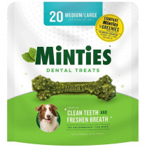 Sergeants Minties Dental Treats for Dogs Medium Large - 20 count - EPP-SG01571 | Sergeants | 1961