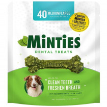 Sergeants Minties Dental Treats for Dogs Medium Large - 40 count - EPP-SG01898 | Sergeants | 1961
