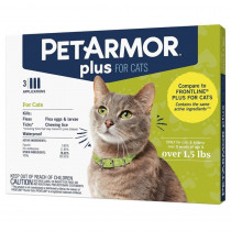 PetArmor Plus Flea and Tick Treatment for Cats (Over 1.5 Pounds) - 3 count - EPP-SG02569 | PetArmor | 1929
