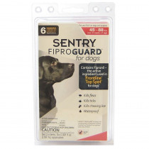 Sentry FiproGuard for Dogs - Dogs 45-88 lbs (6 Doses) - EPP-SG03072 | Sentry | 1964