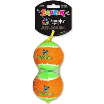 Spunky Pup Squeak Tennis Balls Dog Toy - Large - 2 count - EPP-SP00663 | Spunky Pup | 1736