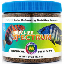 New Life Spectrum Tropical Fish Food Medium Sinking Pellets - 300 g - EPP-SPC02035 | New Life Spectrum | 2046