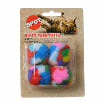 Spot Spotnips Yarn Puffballs Cat Toys - 4 Pack - EPP-ST2426 | Spot | 1944