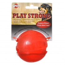 Spot Play Strong Rubber Ball Dog Toy - Red - 3.25 Diameter - EPP-ST54001 | Spot | 1736"