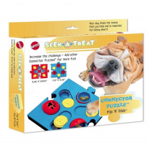 Spot Seek-A-Treat Flip 'N Slide Connector Puzzle Interactive Dog Treat and Toy Puzzle - 1 count - EPP-ST5779 | Spot | 1736