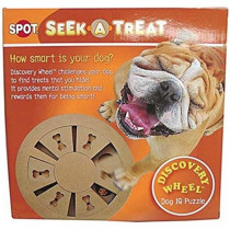 Spot Seek-A-Treat Discovery Wheel Interactive Dog Treat and Toy Puzzle - 1 count - EPP-ST5785 | Spot | 1736