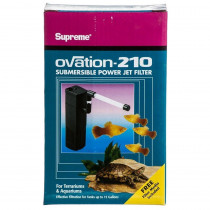 Supreme Ovation Submersible Power Jet Filter - Model 210 - 53 GPH (Up to 15 Gallons) - EPP-SU01025 | Supreme | 2035