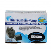 Danner Fountain Pump Magnetic Drive Submersible Pump - SP-120 (120 GPH) with 6' Cord - EPP-SU01713 | Danner | 2106