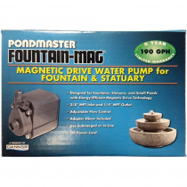 Pondmaster Pond-Mag Magnetic Drive Utility Pond Pump - Model 1.9 (190 GPH) - EPP-SU02519 | Pondmaster | 2106