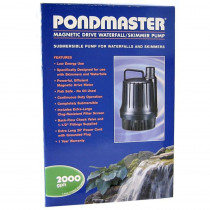 Pondmaster Magnetic Drive Waterfall Pump - 2,000 GPH - EPP-SU02650 | Pondmaster | 2106