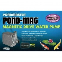 Pondmaster Pond-Mag Magnetic Drive Utility Pond Pump - Model 12 (1200 GPH) - EPP-SU02722 | Pondmaster | 2106