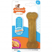 Nylabone Puppy Chew Dog Bone - Chicken Flavor - Regular - 4.5 Long (1 Pack) - EPP-U55200 | Nylabone | 1736"