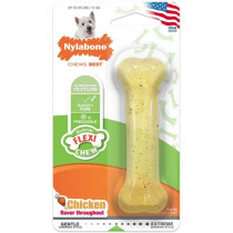 Nylabone Flexi Chew Dog Bone - Chicken Flavor - Regular (1 Pack) - EPP-U77816 | Nylabone | 1736