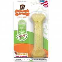 Nylabone Flexi Chew Dog Bone - Chicken Flavor - Wolf (1 Pack) - EPP-U77817 | Nylabone | 1736