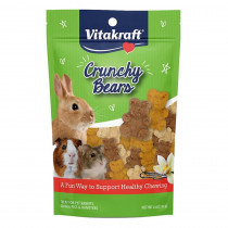 Vitakraft Crunchy Bears Small Animal Treat - 4 oz - EPP-V20280 | Vitakraft | 2167