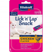 VitaKraft Lick N Lap Snack Chicken Cat Treat - 5 count - EPP-V35967 | Vitakraft | 1945