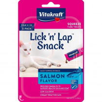 VitaKraft Lick N Lap Snack Salmon Cat Treat - 5 count - EPP-V35968 | Vitakraft | 1945