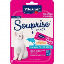 VitaKraft Salmon Souprise Lickable Cat Snack - 4 count - EPP-V35970 | Vitakraft | 1945