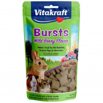 Vitakraft Bursts Treat for Rabbits, Guinea Pigs & Hamsters - Wild Berry Flavor - 1.76 oz - EPP-V39430 | Vitakraft | 2167