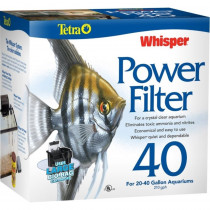 Tetra Whisper Power Filter for Aquariums - PF-40 (20-40 Gallon Aquariums) - EPP-WL25774 | Tetra | 2037