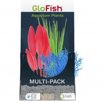 Tetra GloFish Aquarium Plant Multi-Pack Green, Blue, and Orange - 3 count - EPP-WL78407 | Tetra | 2067