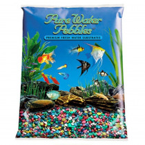 Pure Water Pebbles Aquarium Gravel - Rainbow - 5 lbs (3.1-6.3 mm Grain) - EPP-WW70165 | Pure Water Pebbles | 2010