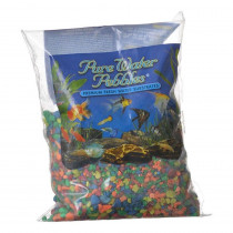 Pure Water Pebbles Aquarium Gravel - Neon Rainbow - 2 lbs (3.1-6.3 mm Grain) - EPP-WW70302 | Pure Water Pebbles | 2010
