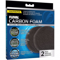 Fluval FX5/6 Replacement Carbon Impregnated Foam Pad - 2 count - EPP-XA0249 | Fluval | 2032