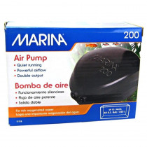 Marina Air Pump - Model 200 Air Pump - (Aquariums up to 60 Gallons) - EPP-XA11116 | Marina | 2070