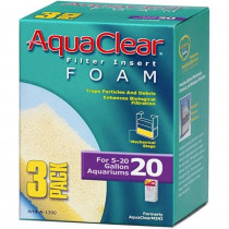 Aquaclear Filter Insert Foam - Size 20 - 3 count - EPP-XA1390 | AquaClear | 2033