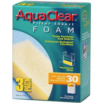 Aquaclear Filter Insert Foam - Size 30 - 3 count - EPP-XA1392 | AquaClear | 2033