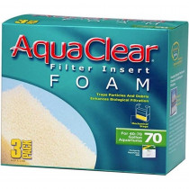 Aquaclear Filter Insert Foam - Size 70 - 3 count - EPP-XA1396 | AquaClear | 2033